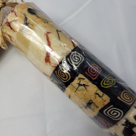 NWT Swazi Candles Global Artisans Tribal set of 4 Votives - Picture 12 of 14